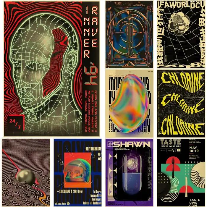 Affiche d'inspiration de conception graphique, typographie rétro, papier Kraft imprimé, image Vintage, maison, salle, café, Bar, décoration murale artistique, peinture