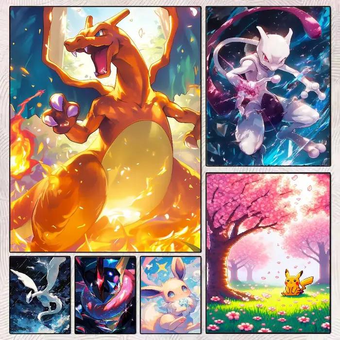 Affiche d'anime Pokemon Flareon