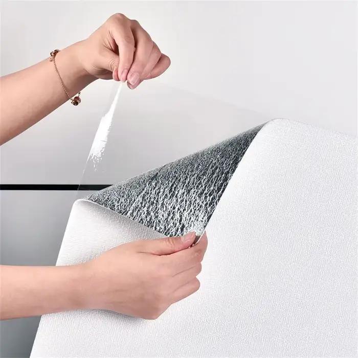 Papier peint auto-adhésif en lin