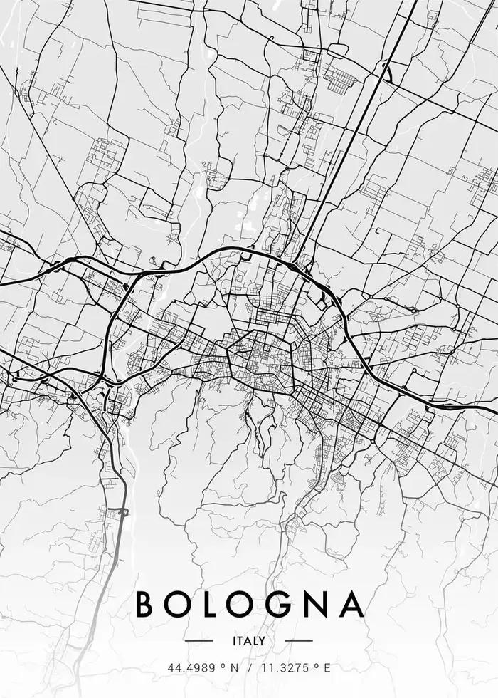 Carte de la ville Paris New York