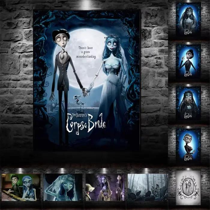 Affiche de la mariée cadavre de Tim Burton