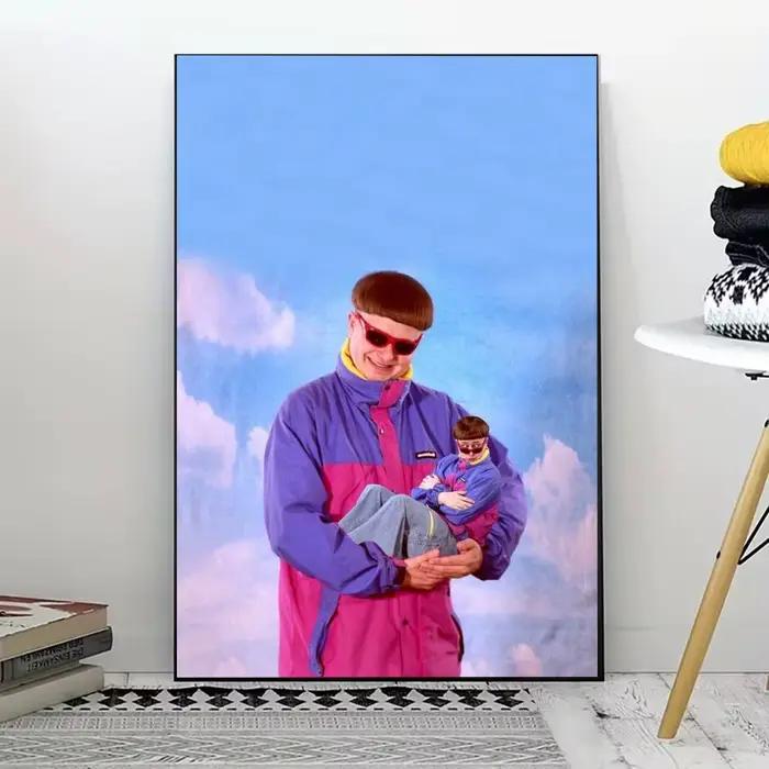 Affiche O-Oliver Tree Singer pour une décoration moderne dans les bureaux à domicile
