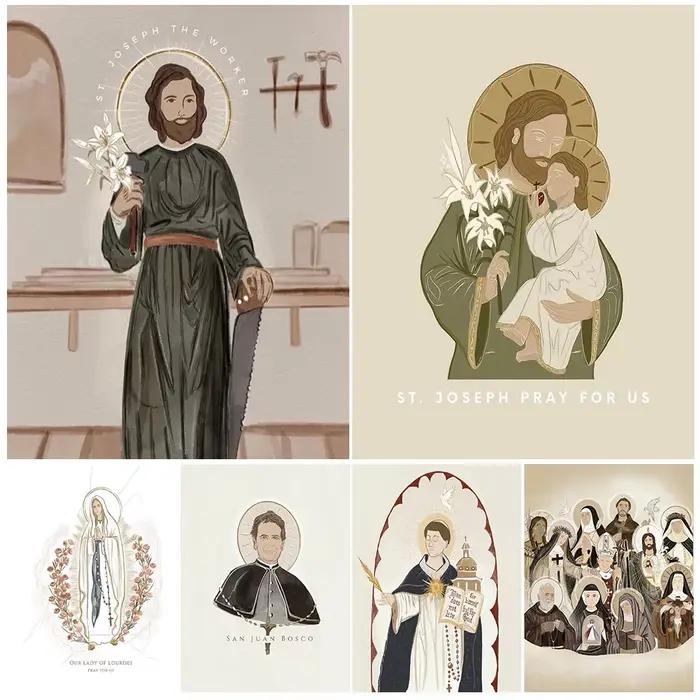 Affiches murales de christianisme de Religion de jésus missionnaire