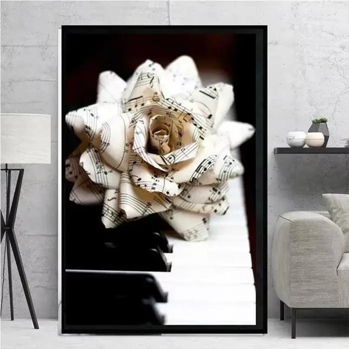 Affiches et imprimés de musique de fleurs