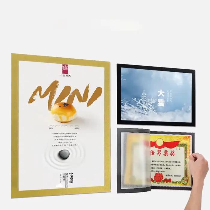 Cadre d'affichage magnétique pour affiches A4/A6