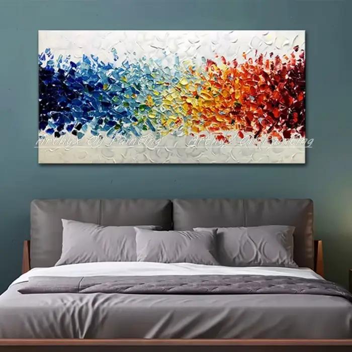Classique Abstrait Esthétique Mur Art Bloc Texture HD Huile Sur Toile Affiches Et Impressions Maison Chambre Salon Décoration
