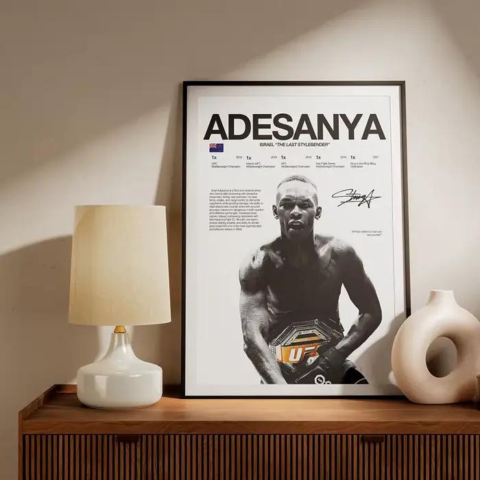 UFC Fighter Legend Boxer Champion affiche Art imprime les passionnés de Mma intérieur mur Art décor à la maison haute qualité toile peinture cadeau