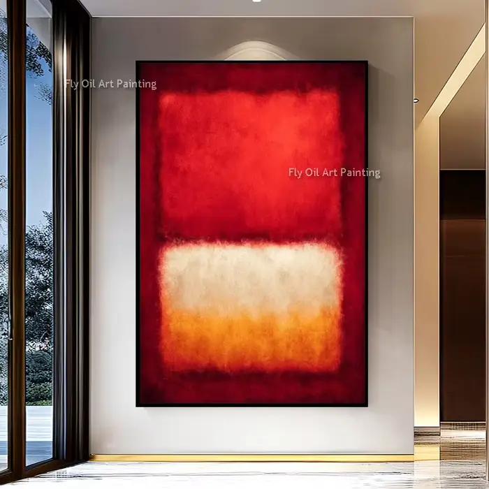 Peinture à l'huile sur toile inspirée de Mark Rothko
