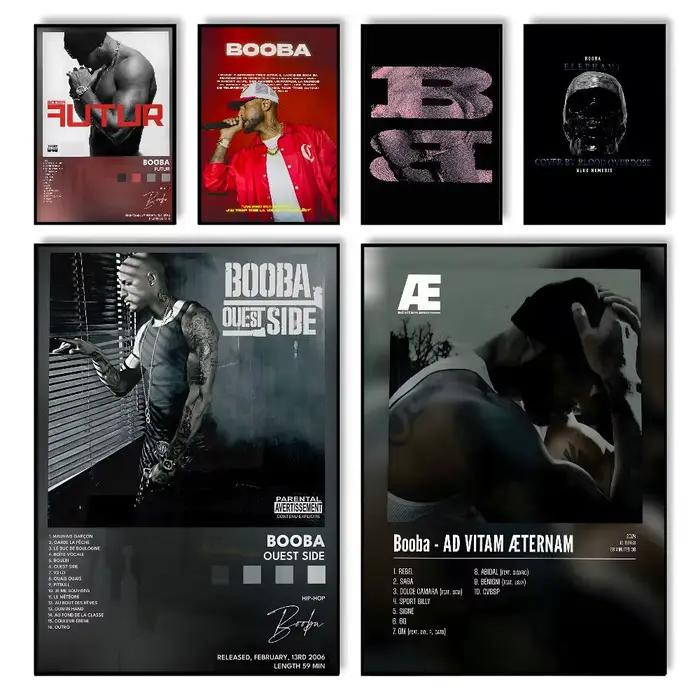B-Booba chanteur affiche mur art impression art adapté pour salon chambre bar