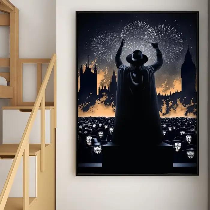 Impression d'affiche de film de V For Vendetta