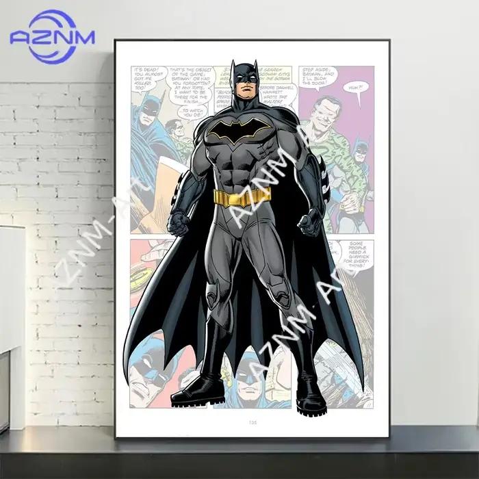 Ensemble d'affiches de super-héros de bandes dessinées