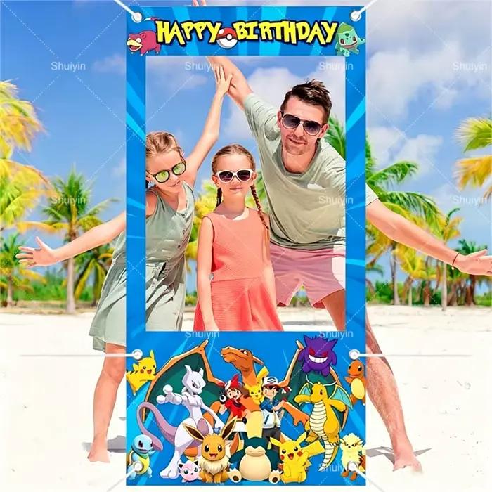 Cadre de photomaton Pikachu Pokémon de dessin animé