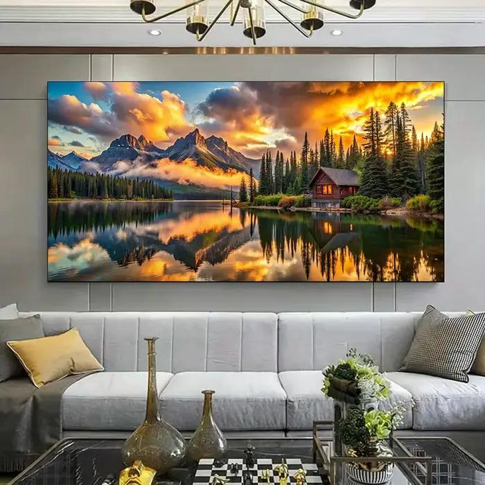 Peinture sur toile moderne sans cadre