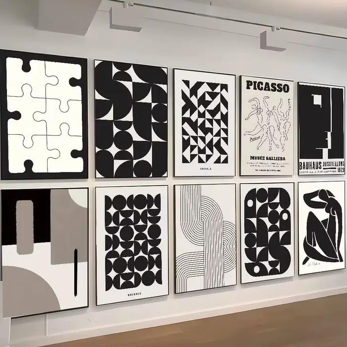 Affiche de croquis de femme Matisse noir et blanc