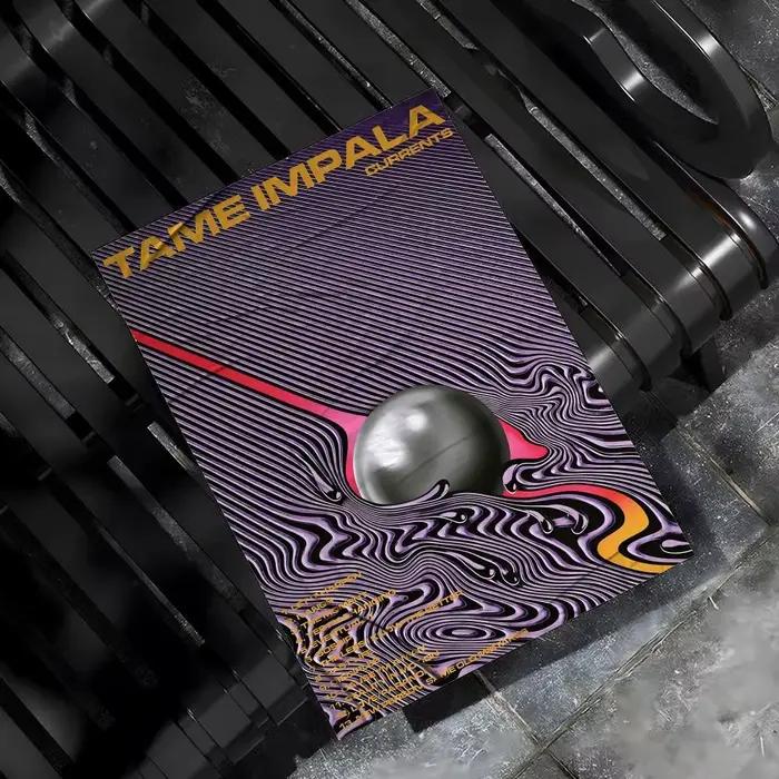 Affiche T-tame Impala, autocollant mural moderne en papier PP