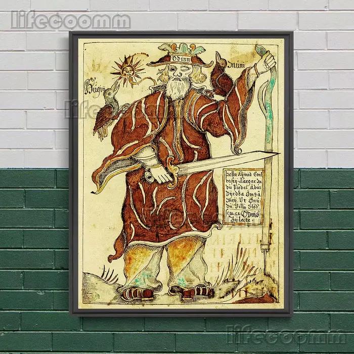 Toile d'Art Mural Scandinave Myenson