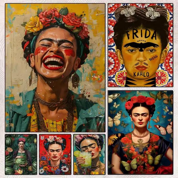 Affiche d'art f-frida k-khlo