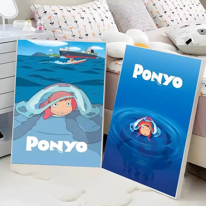 Affiches classiques de dessins animés P-Ponyo