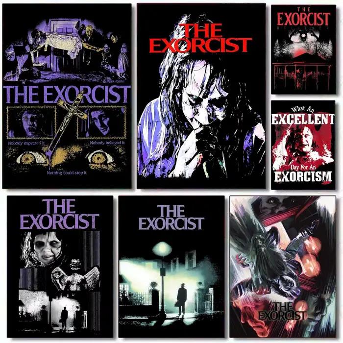 Affiche de film d'horreur classique The E-Exorcist