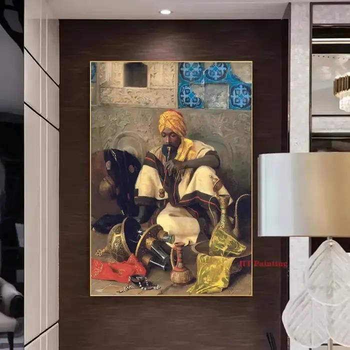 Affiche de paysage de vie des anciens arabes