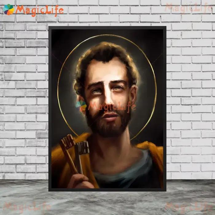 Affiches murales de Religion, christianisme, jésus, missionnaire, images murales pour salon, décoration de maison, peinture sur toile d'art mural sans cadre