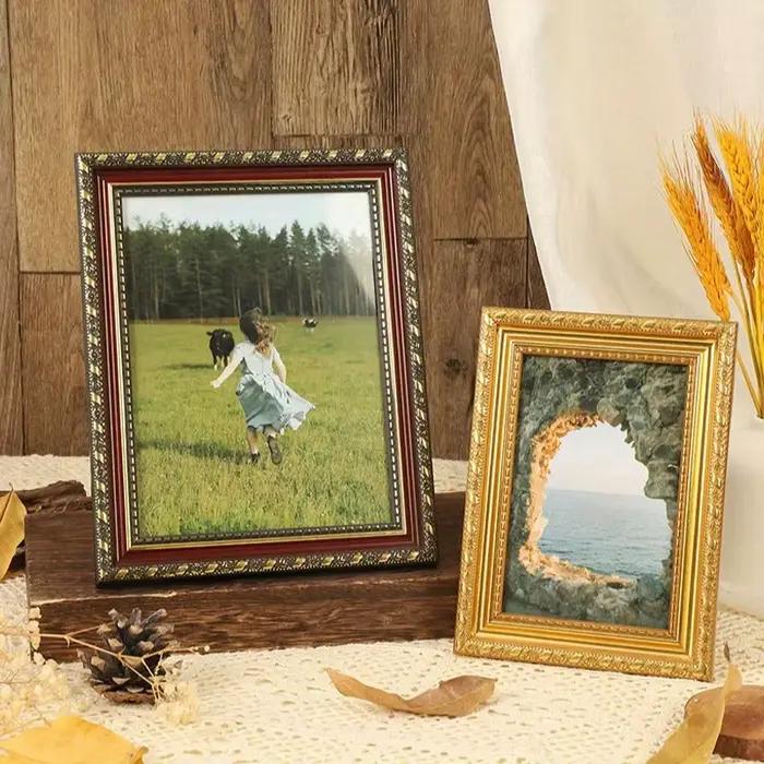 Cadre photo personnalisé rétro européen