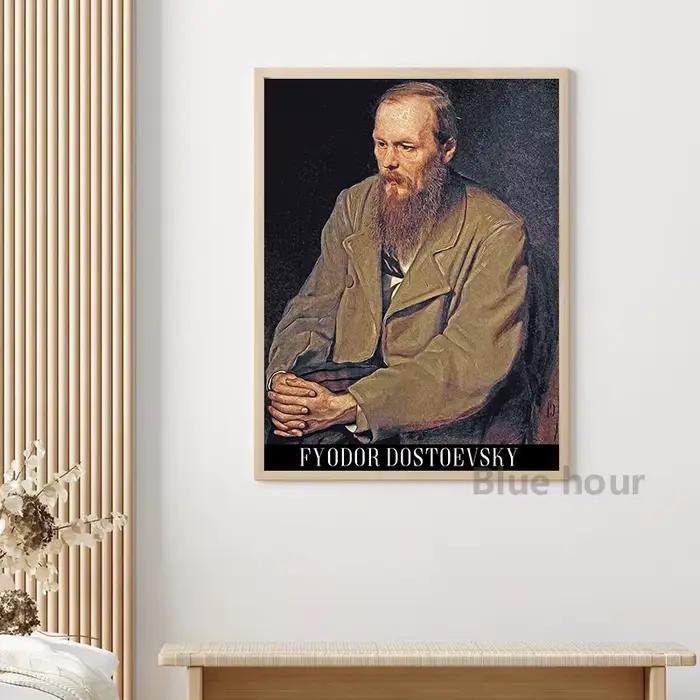 Peinture à l'huile de portrait russe sur toile