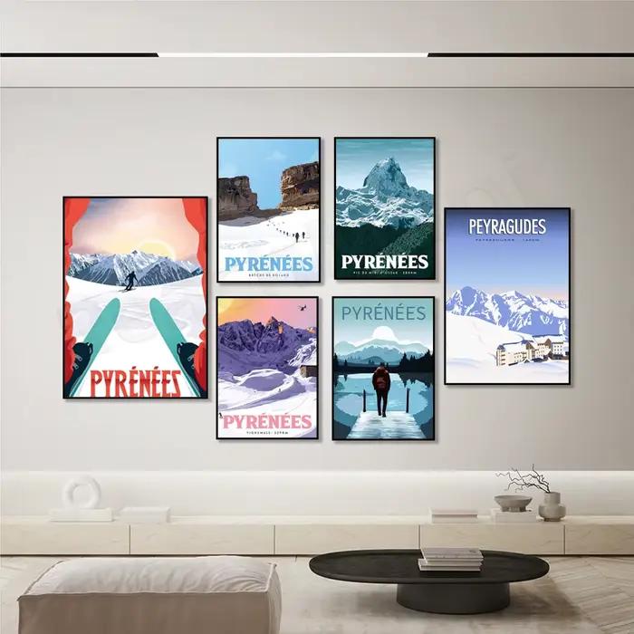 Affiche des Pyrénées - Brèche de Roland