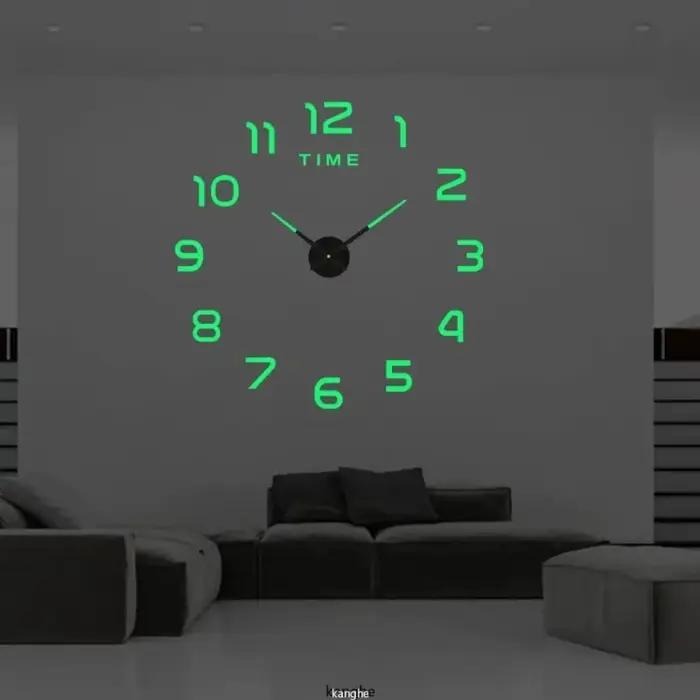 Grande Horloge murale au Design moderne 3D