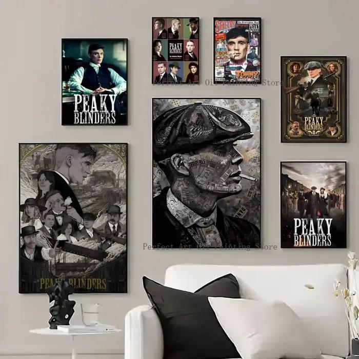 Affiche en papier imprimé Tommy Shelby Peaky Blinders