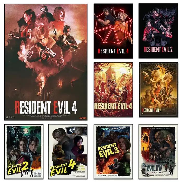 Resident-Evil – affiche de jeu imprimée pour garçons