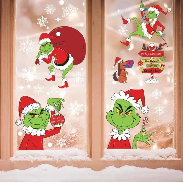 Autocollants de fenêtre de noël