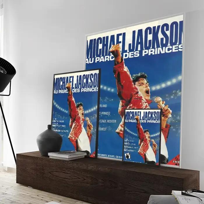 Michael Jackson Cartoon Pop Singer Art mural