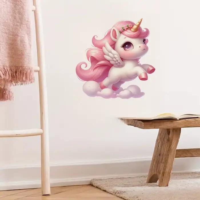 Autocollant licorne mignon