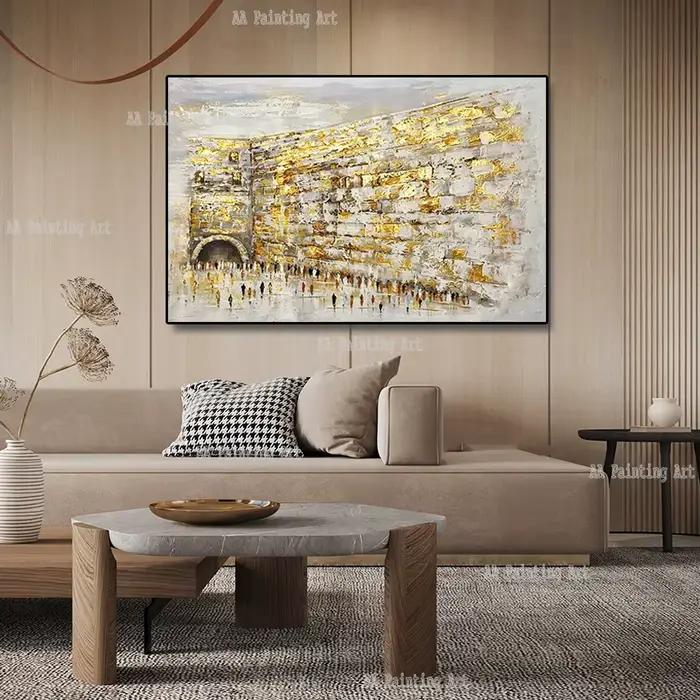 Grande toile d'art de luxe
