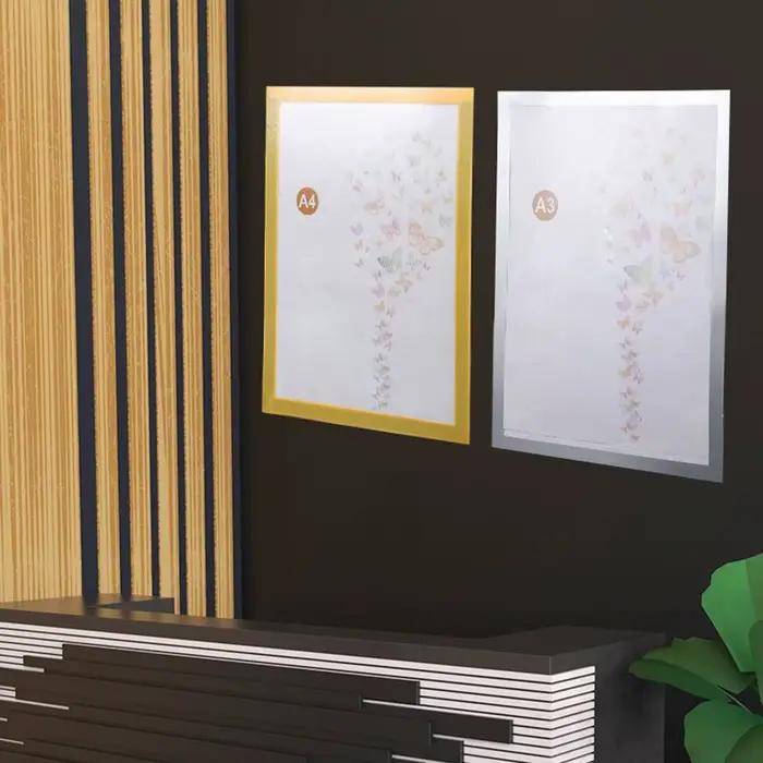 A3 A4 8.5x11 pouces cadre Photo magnétique affiche certificat œuvre mur décor à la maison cadres
