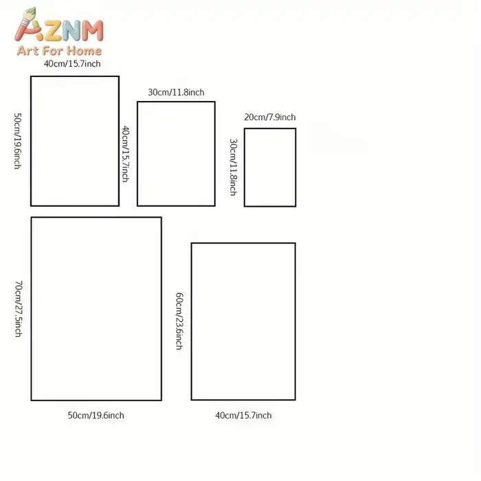 AZNM Peinture sur toile vintage de propagande militaire soviétique