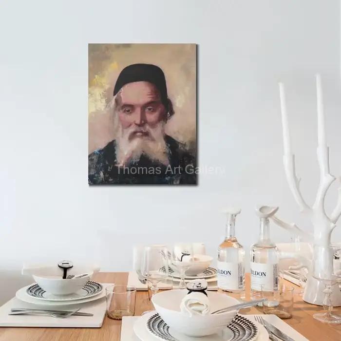 Affiche d'art religieux juif
