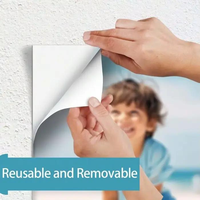 1 impression d'affiche autocollante personnalisée — Téléchargez votre propre image | Parfait pour toutes les occasions