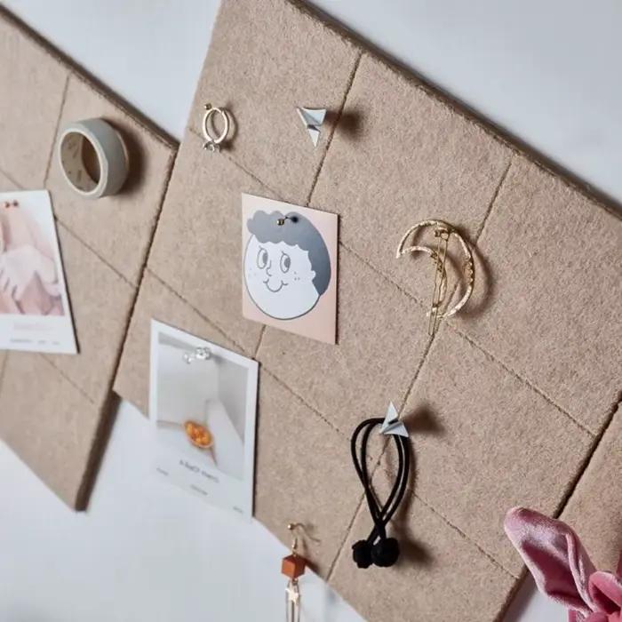 Tableau d'affichage en feutre pour murs