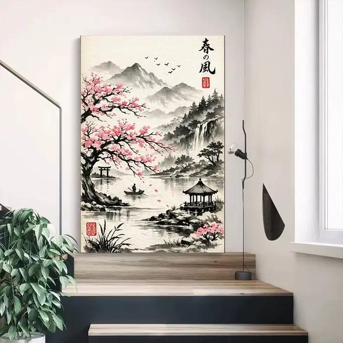 Peinture à l'encre japonaise