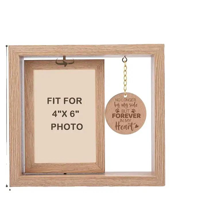 Cadre Photo en bois carte postale