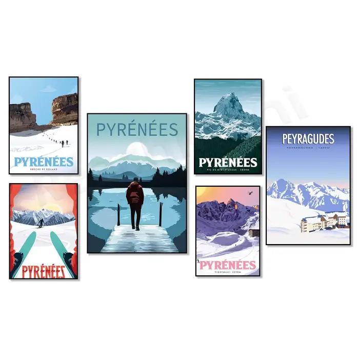 Affiche des Pyrénées - Brèche de Roland