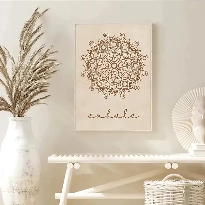 Toile d'art mural Mandala abstrait