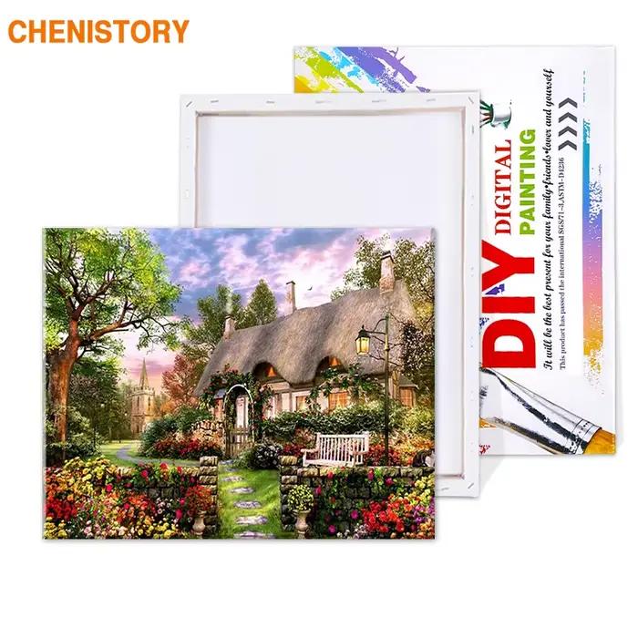 CHENISTORY – peinture à l'huile acrylique avec numéros sans cadre 40x50