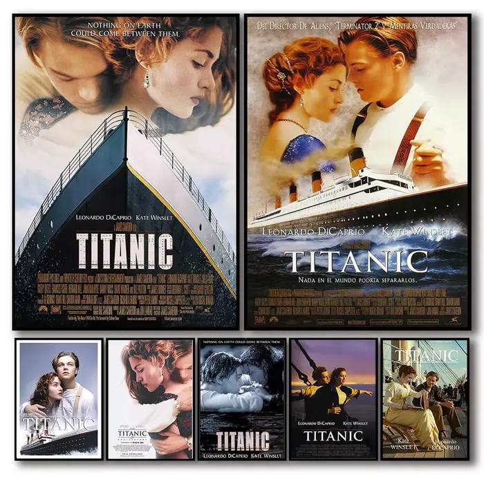 Affiche Titanic de film classique nordique rétro