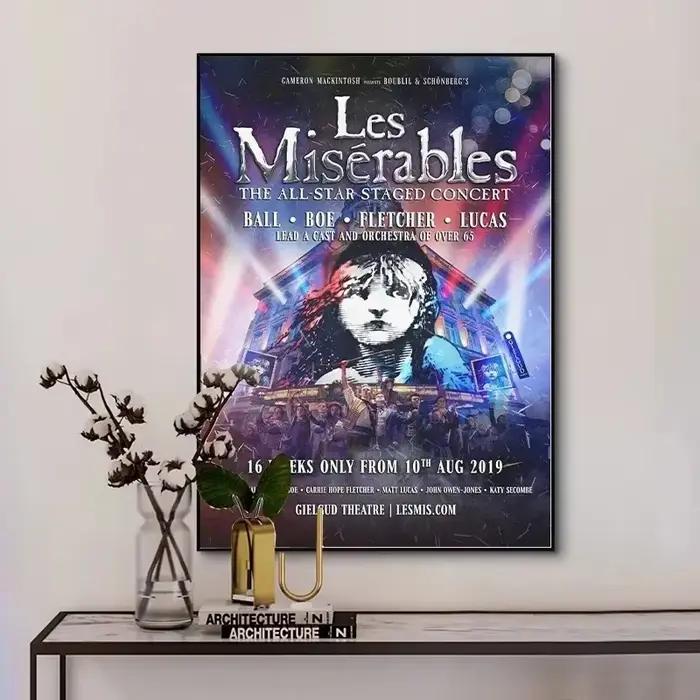 Couverture musicale Vintage Moulin Rouge, affiche de Collection musicale classique, peinture sur toile, tableau d'art imprimé mural pour décoration de chambre et de maison