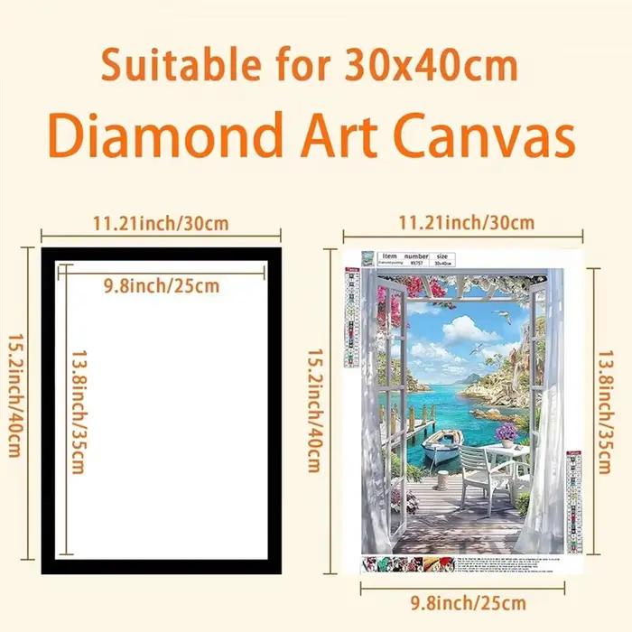 A69ediamond – cadre artistique 12x16 pouces