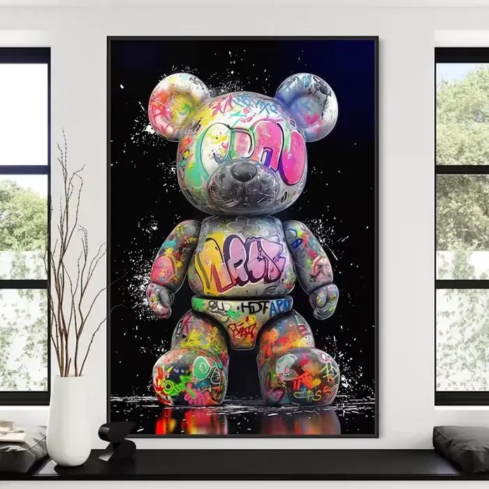 Banksy – toile de Graffiti murale