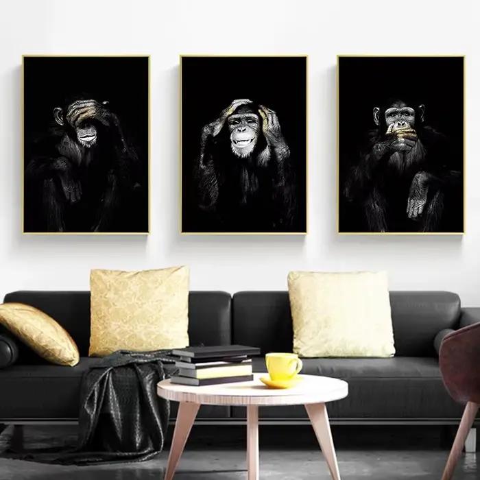 Affiches modernes d'animaux pour la décoration de la maison